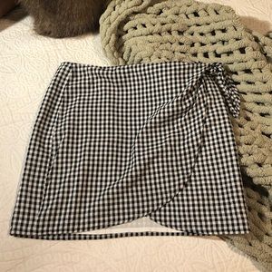 Madewell gingham skirt.